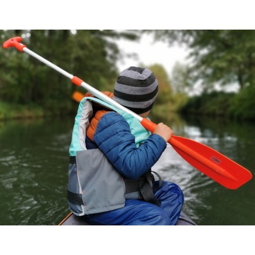 Teleskopinis irklas BasicNature Mini 107cm, oranžinis