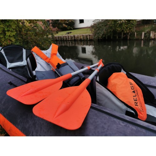 Telescopic Paddle BasicNature Mini 107cm, Orange