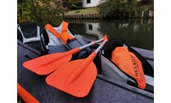 Телескопическое весло BasicNature Mini 107 см, оранжевый