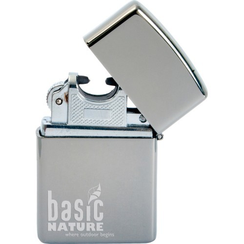 Elektrinis lankinis žiebtuvėlis BasicNature Arc USB Polished