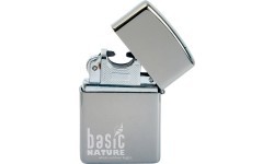 Elektrinis lankinis žiebtuvėlis BasicNature Arc USB Polished