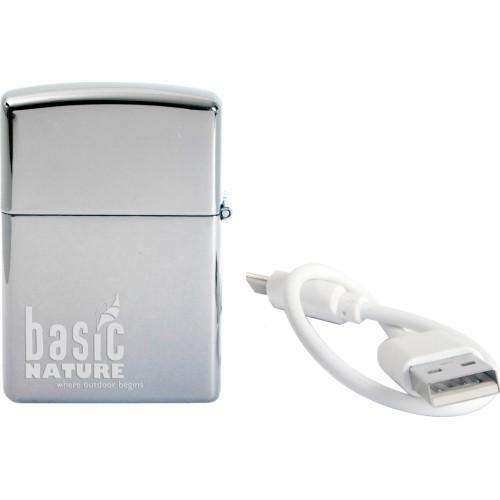 Lighter BasicNature Arc USB Polished