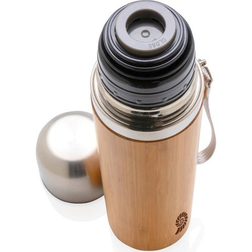 Термос Origin Outdoors Vacuum Bamboo, 0,5 л, нержавеющая сталь