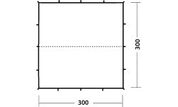 Tarpaulin Robens Trail 3x3m