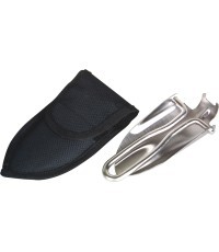 BasicNature Folding Shovel Stainless Steel