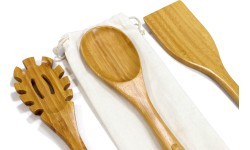 Origin Outdoors virtuvės įrankių rinkinys „Bamboo"