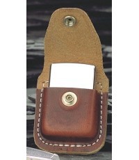 Бензиновая зажигалка Zippo в кожаном чехле