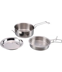 Origin Outdoors Stainless Steel Cooking Set 'Snap-Pack'