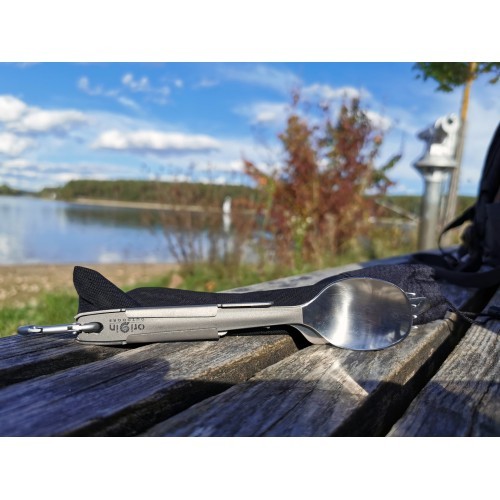 Origin Outdoors Vokietijos armijos stalo įrankiai „Titanium“