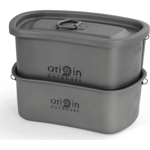 Набор кемпинговых кастрюль Origin Outdoors «Titanium»