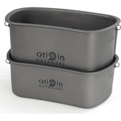 Origin Outdoors Camping Pot Set 'Titanium'