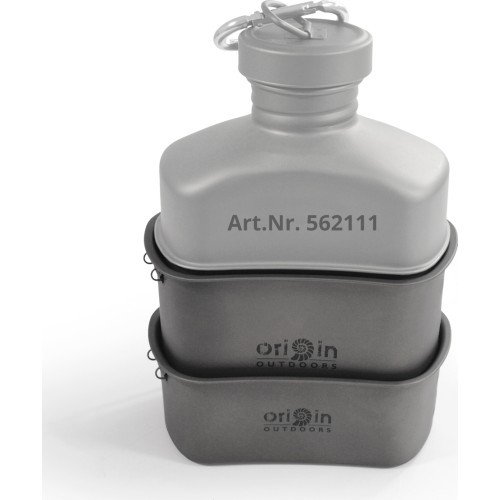 Origin Outdoors Camping Pot Set 'Titanium'