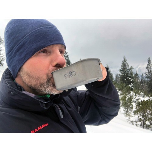 Origin Outdoors stovyklavimo puodų rinkinys „Titanium“