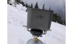 Origin Outdoors stovyklavimo puodų rinkinys „Titanium“