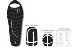 Grueezi Sleeping bag mummy 'Cloud'