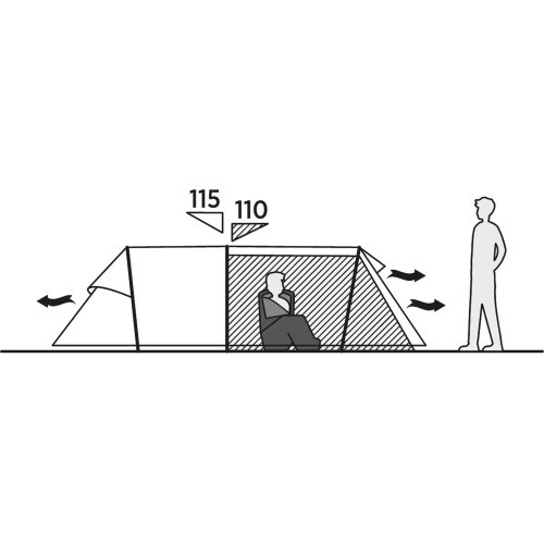 EasyCamp tent 'Marbella 300