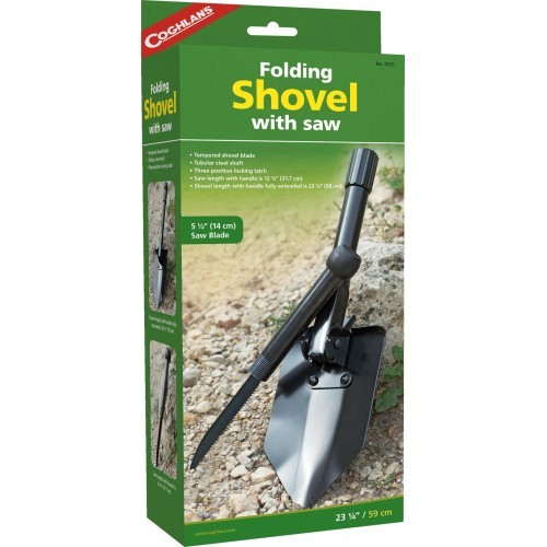 Coghlans Folding shovel with saw