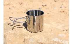 BasicNature Stainless steel mug 'Space Safer'