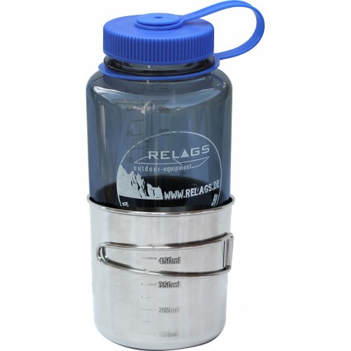 BasicNature Stainless steel mug 'Space Safer'