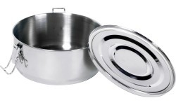 BasicNature nerūdijančio plieno maisto indas