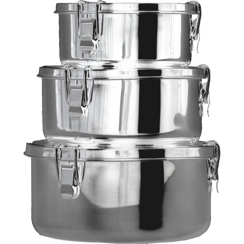 BasicNature Food Container', stainless steel
