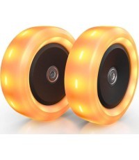 Колёса BERG Nexo 120x40 мм с подсветкой, оранжевые