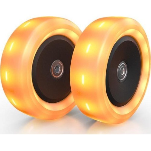 BERG Nexo ratai 120x40 mm su lemputėmis, oranžiniai