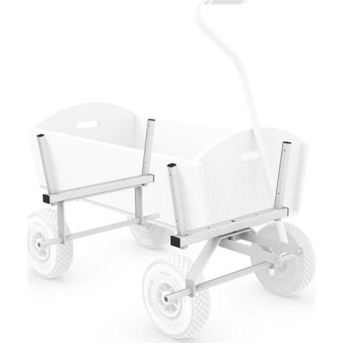 Beach Wagon rėmo dalys, baltos