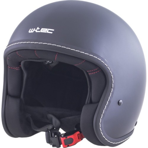 Motociklininko šalmas W-TEC Badachos - Matinė juoda