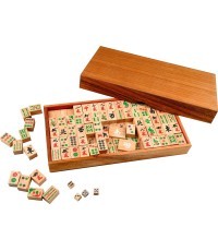 Philos Mahjong su arabiškais skaičiais, medinis