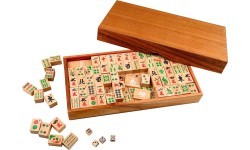 Philos Mahjong su arabiškais skaičiais, medinis