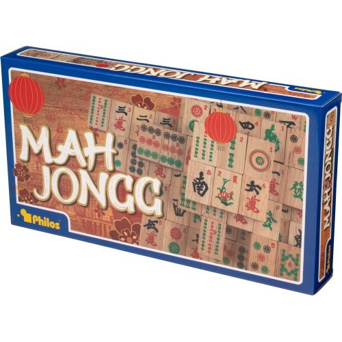 Philos Mahjong su arabiškais skaičiais, medinis
