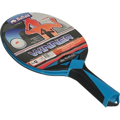Buffalo Winner outdoor table tennis bat blue