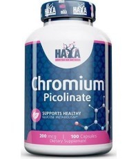 Haya Labs Chromium Picolinate (Chromo pikolinatas) 100 kaps.