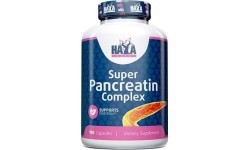 Haya Labs Super Pancreatin Complex (Pankreatino virškinimo fermentai) 100 kaps.