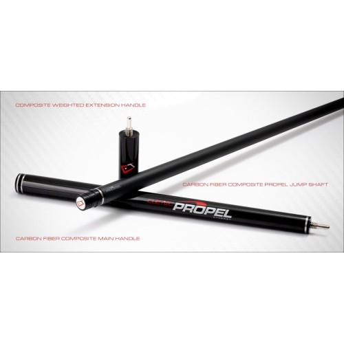 Billiard Cue, Pool, Cuetec Jump Cynergy Propel, red, quick release