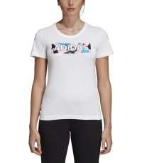 Adidas AOP Pack Tee II blouse, White DV3024