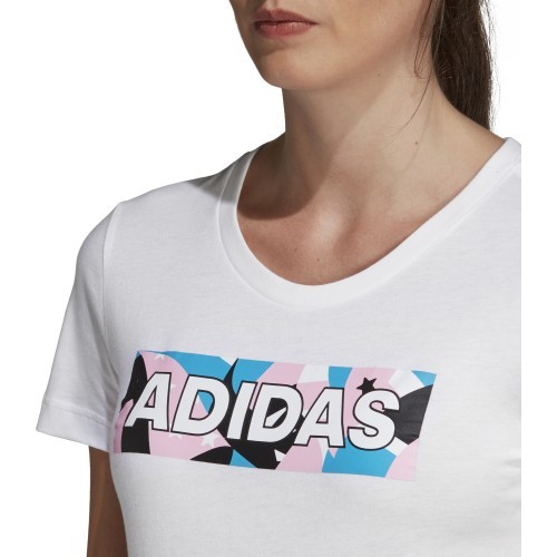 Adidas Palaidinė AOP Pack Tee II White DV3024