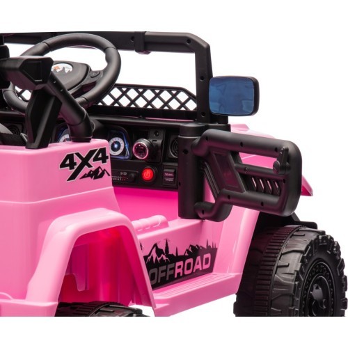 Elektromobilis Off-Road CLIMBER rožinis