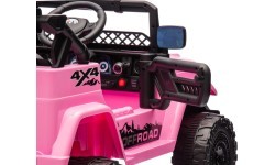 Elektromobilis Off-Road CLIMBER rožinis