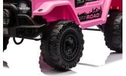 Elektromobilis Off-Road CLIMBER rožinis