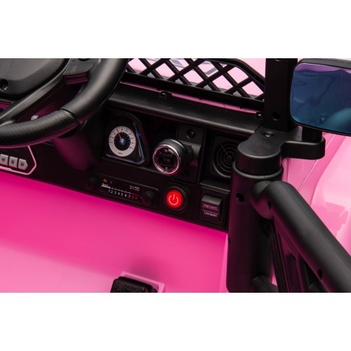 Elektromobilis Off-Road CLIMBER rožinis