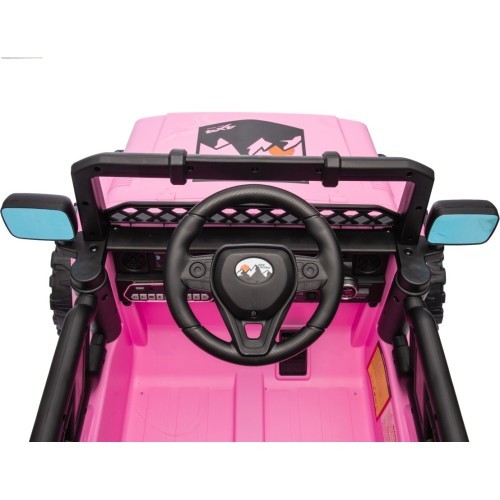 Elektromobilis Off-Road CLIMBER rožinis