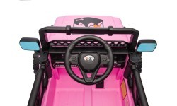 Elektromobilis Off-Road CLIMBER rožinis