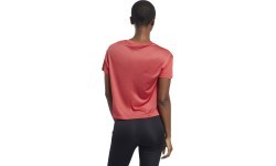 Reebok Wor Comm Poly Tee Women's Top, Pink FQ0404
