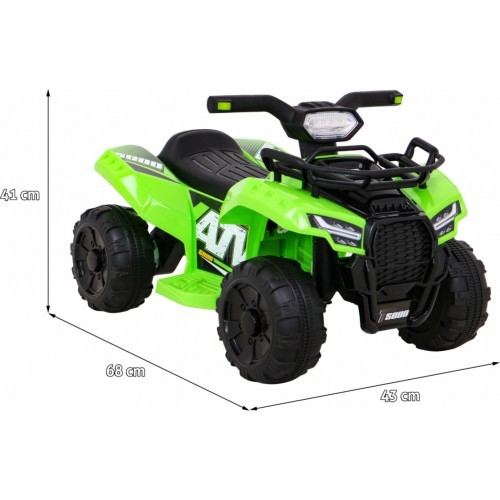 Elektrinis keturratis Quad Storm, žalias