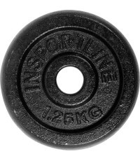 Steel Weight Plate inSPORTline Blacksteel 1.25 kg