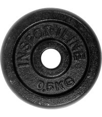 Steel Weight Plate inSPORTline Blacksteel 0.5 kg