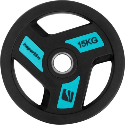 Rubber-Coated Olympic Weight Plate inSPORTline Herk OL 15 kg