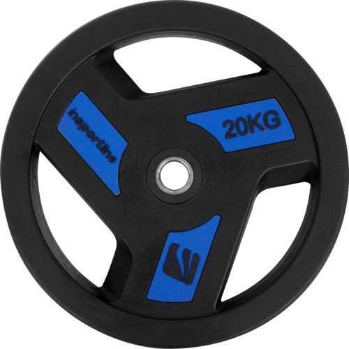 Rubber-Coated Weight Plate inSPORTline Herk 20 kg